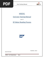 Msedcl End User Training Manual DF Meter Reading Process