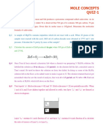 Mole Concept PDF
