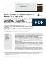 Erosive Potential of Soft Drinks On Human Enamel: An in Vitro Study