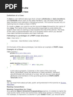 Oops Consepts in PHP How To Create A Class