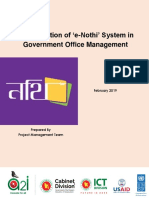 Evaluation of e Nothi System in Government Office Management 2