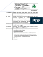 8.7.2.1 Sop Penilaian Kinerja Petugas Pemberi Pelayanan Klinis