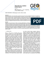 Determination of Rigidity Index For A Shallow Foundation On A Carbonate Clay Till