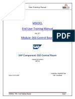 User Manual DSS Control Room - MSEDCL
