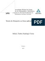 Teoria de Resposta Ao Item - Dissertação de Mestrado - Sidney Tadeu Santiago Costa