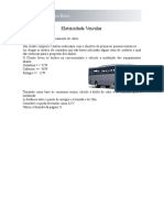 Dimensionamento de cabos para ônibus turísticos