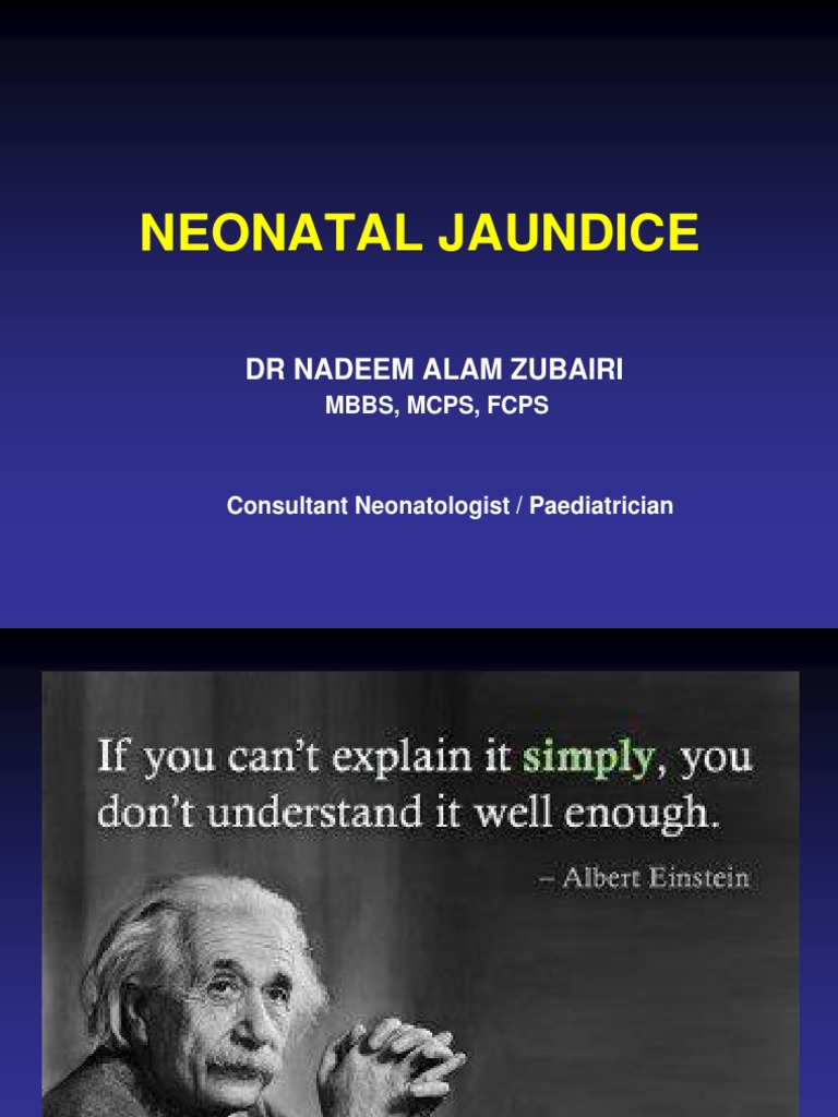 Neonatal Jaundice Ppt Diseases And Disorders Rtt