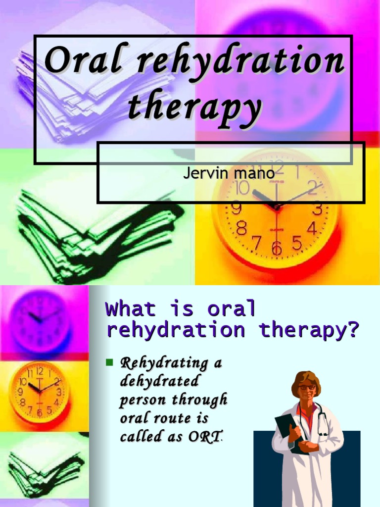 Oral Rehydration Therapy PDF Diarrhea Public Health