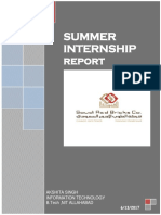 Summer Internship Project Report 
