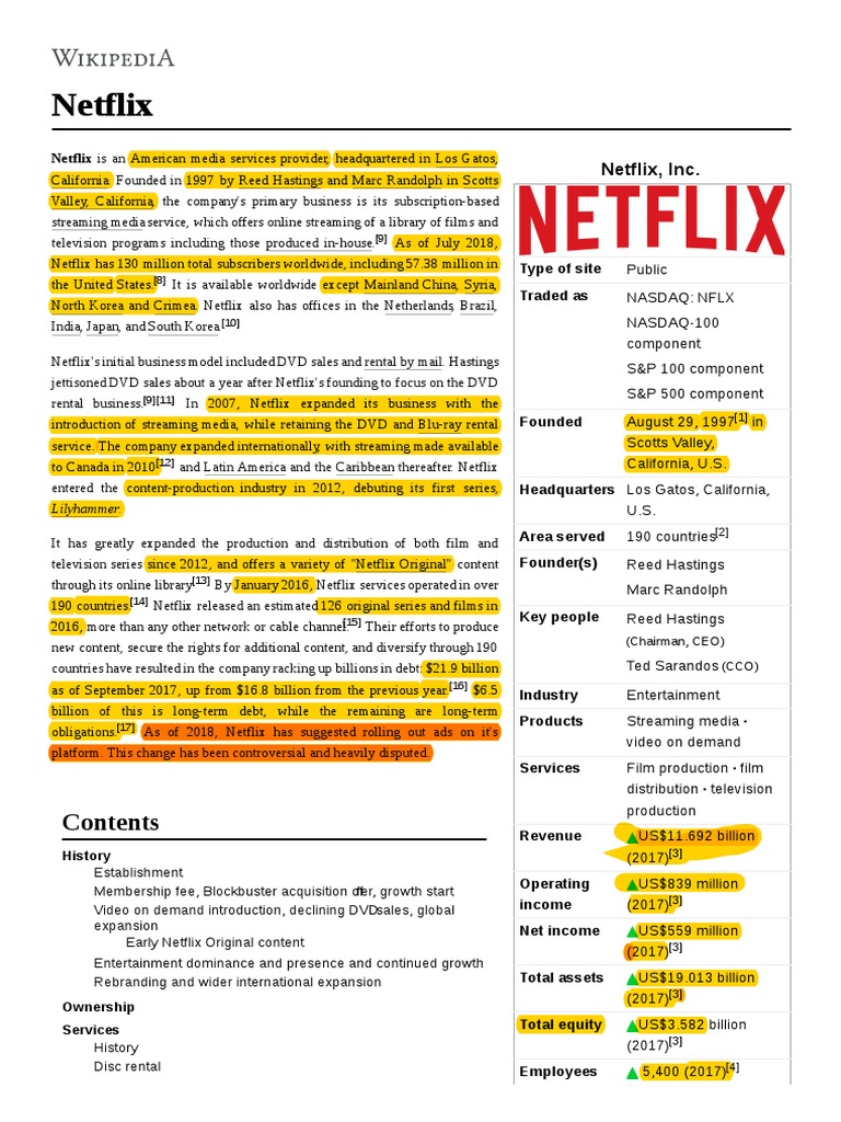 Netflix | PDF | Netflix | Streaming Media