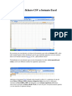Convertir Un Fichero CSV A Formato Excel