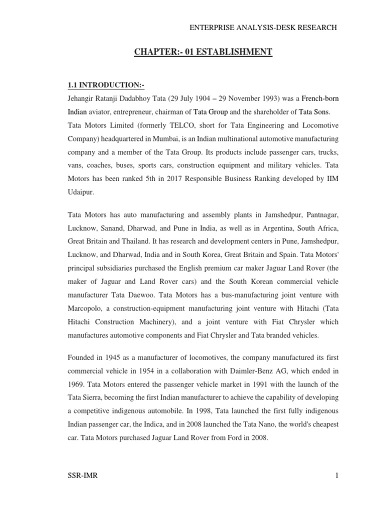 Tata Motors | PDF | Business