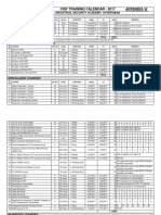 Cisf Training Calendar - 2017 Appendix-'A': National Industrial Security Academy, Hyderabad