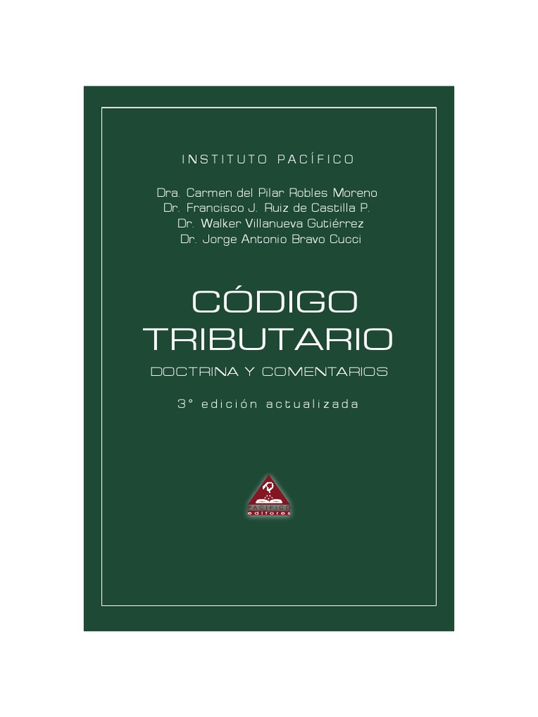 Código Tributario Peruano Comentado | PDF | Estatuto de limitaciones ...