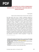 31 - Os Romanos Na Africa Ou a Africa Romanizada. Arqueologia Colonização e Nacionalismo Na Africa Do Norte