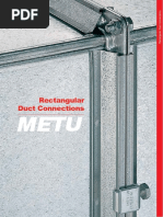 Rectangular Duct Connection Types | PDF | Duct (Flow) | Mechanical ...