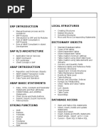 Core Abap: Erp Introduction Local Structures