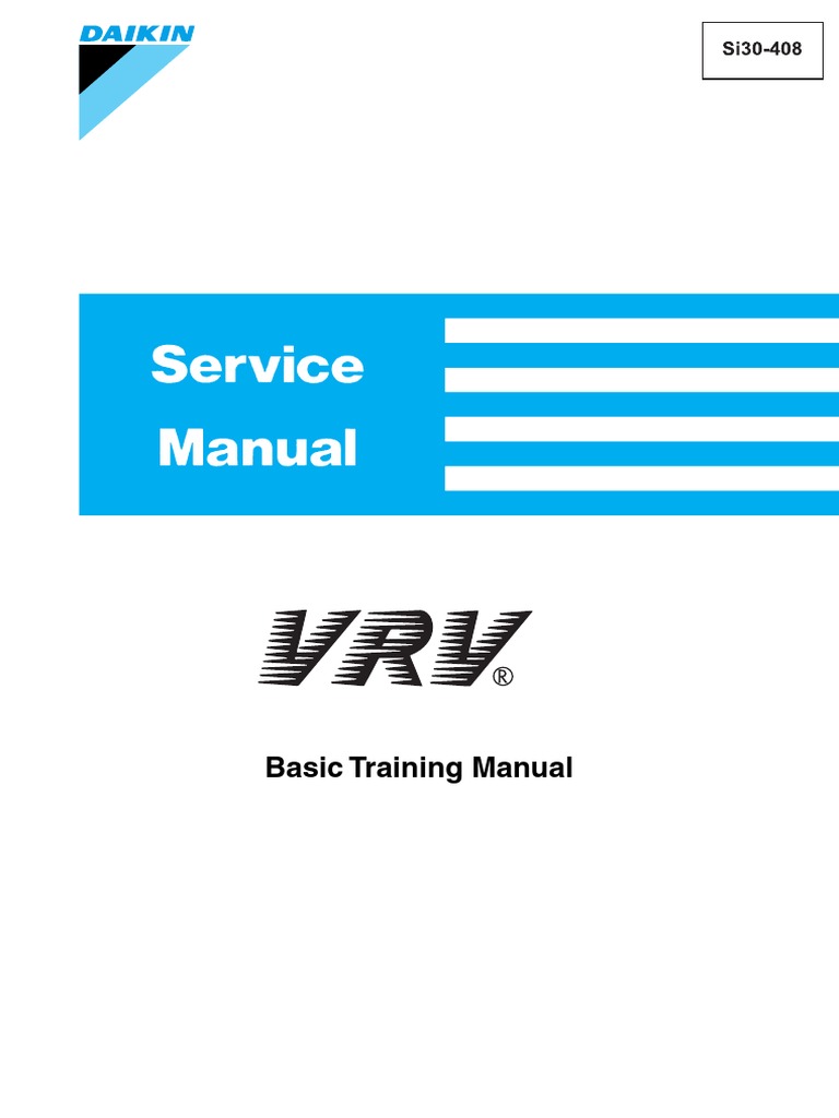Daikin VRV System Service Manual | PDF | Air Conditioning | Heat Exchanger