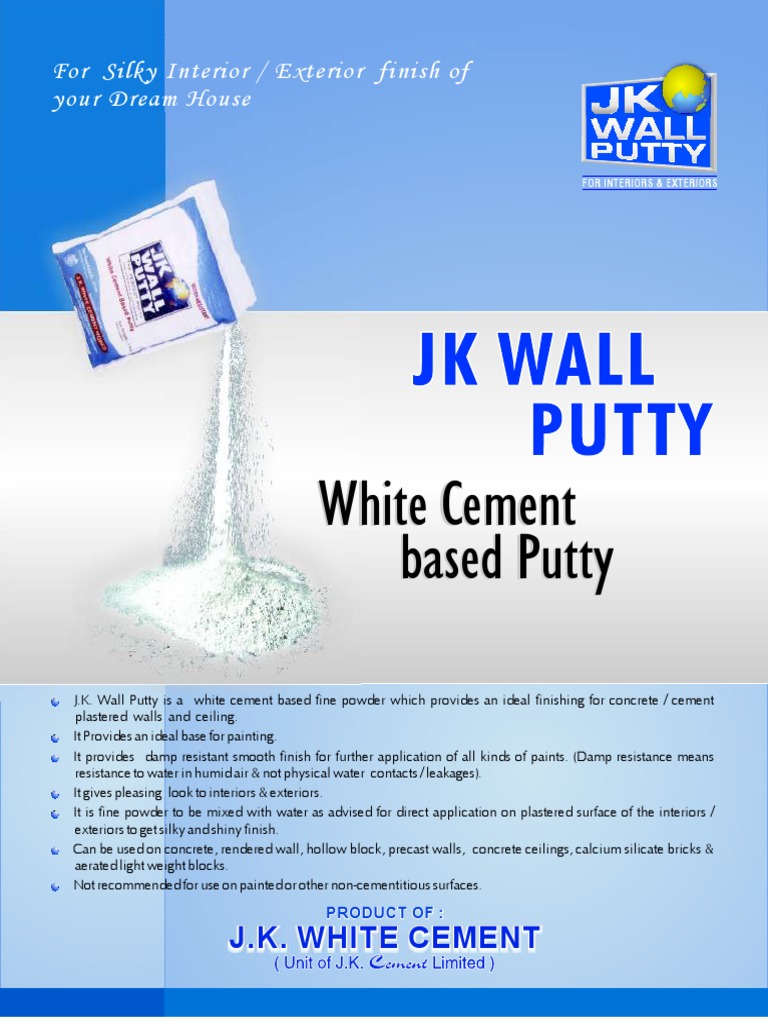 jk putty price per bag