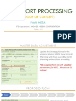 Export Processing (Proof of Concept)