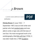 Christy Brown - Wikipedia