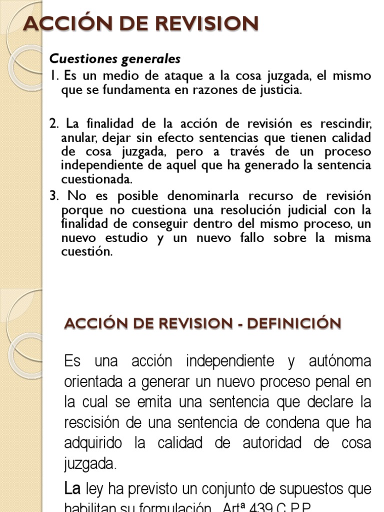 Acción de Revision PDF Sentencia (ley)