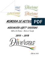 Memoria de Actividades Diversas 2015-2018