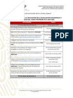 Calendario Diagnóstica y Propedeutico 2019-2020