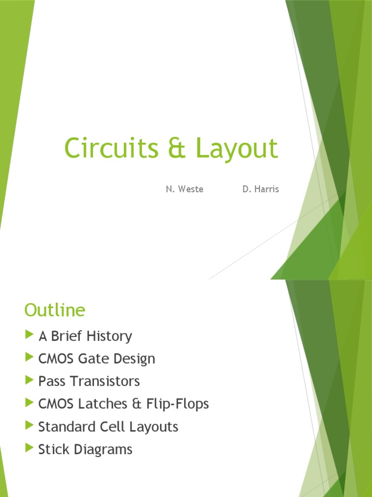 Circuits & Layout N. Weste D. Harris PDF Cmos Mosfet