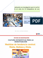 Medidas de Tendencia Central