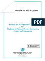 IGNOU in Association With Accenture: Prospectus & Programme Guide