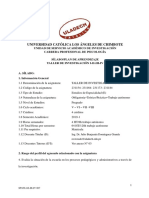 Taller de Investigacion Psicologia