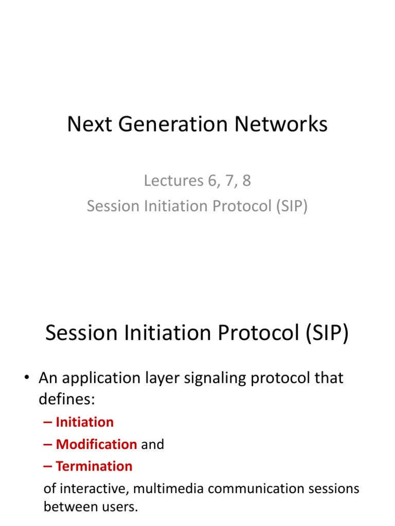 SIP Architecture and Call Flow Overview | PDF | Session Initiation ...