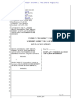 BRUCE ANDERSON, JOHN WILSON, ROBERT AUSTIN, and CALIFORNIA ADVOCATES FOR NURSING HOME REFORM v. DIANA DOOLEY, in her official capacity as Secretary of the CALIFORNIA DEPARTMENT OF HEALTH AND HUMAN SERVICES