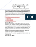 Cuál Es El Diseño de Pestañas Más Adecuado Según El Tipo de Ojo