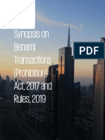 Synopsos On Benami Transactions (Prohibition) Act, 2017 & Rules, 2019-1 PDF