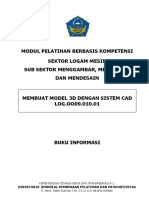 Modul Membuat Model 3D Dengan Sistem CAD