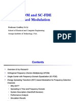 From OFDM and SC-FDE To EST Based Modulation: Professor Geoffrey Ye Li