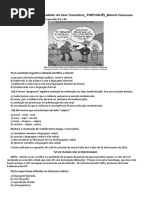 PROVA OBJETIVA _Cuidador Da Casa Transitória_ Bianchi Concursos