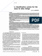 Geomechanics Classification System