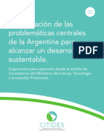 Problematicas Centrales Del Desarrollo Sustentable en Argentina 2017