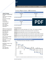 Currency Report Card - USD Recovery: Three Month Forecast Returns