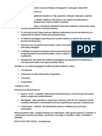 Curso Preparatório Concurso Prefeitura Municipal de Cambuquira