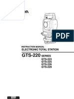 Electronic Total Station Series GTS-223 GTS-225 GTS-226 GTS-229