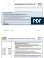 GMP-GI-P-003 Identificación de Peligros y Evaluación de Riesgos
