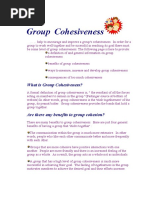 Download Group Cohesiveness - Presentation by Alai Rock SN41883106 doc pdf