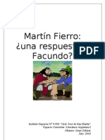 Martín Fierro, una respuesta a Facundo