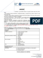 Anunt Sedinta Pretransfer 2019