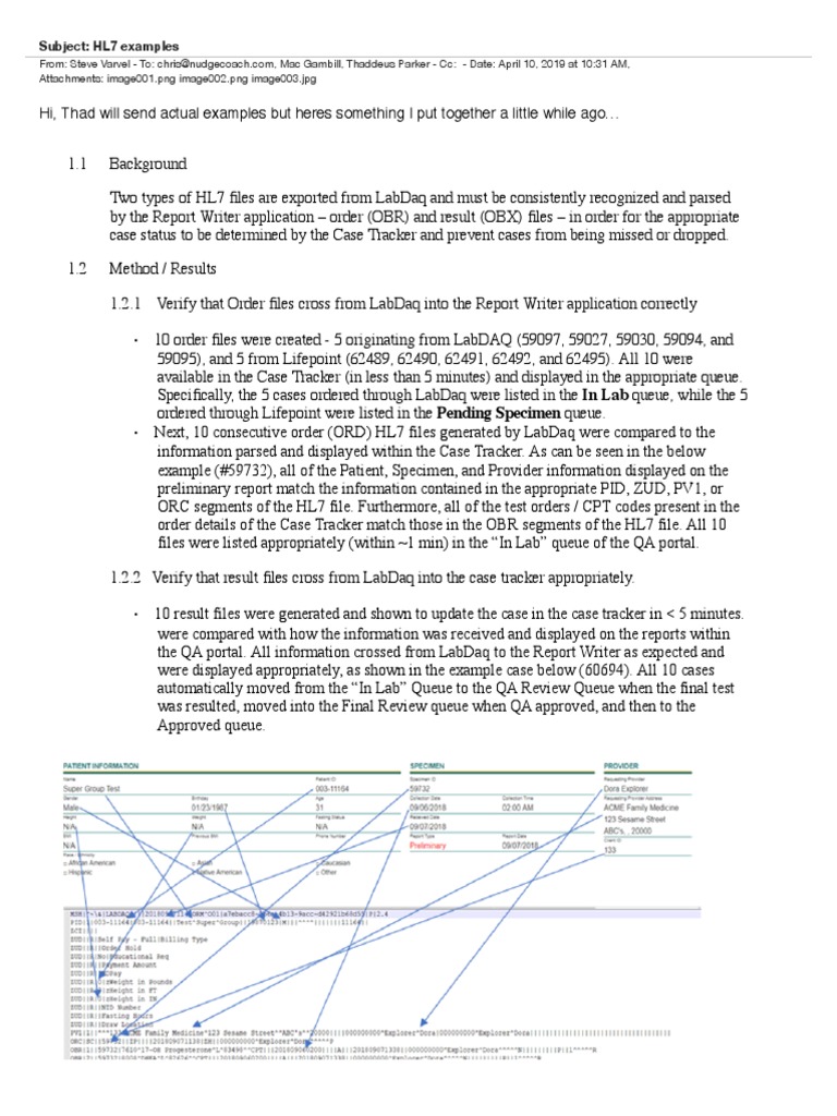 HL7 Diagram | PDF | Computing