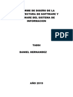 INFORME DE DISEÑO DE LA ARQUITECTURA DE SOFTWARE Y.doc